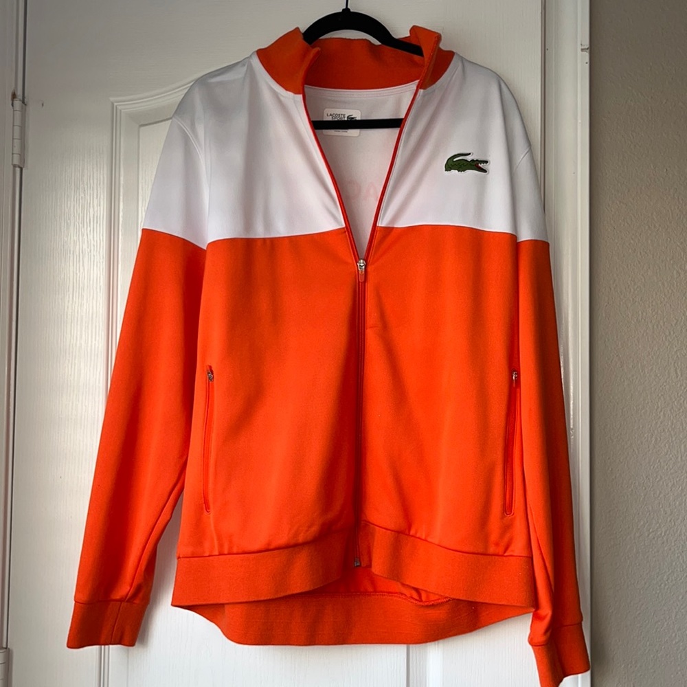 Lacoste Men’s 3XL Miami Open Full Zip Jacket